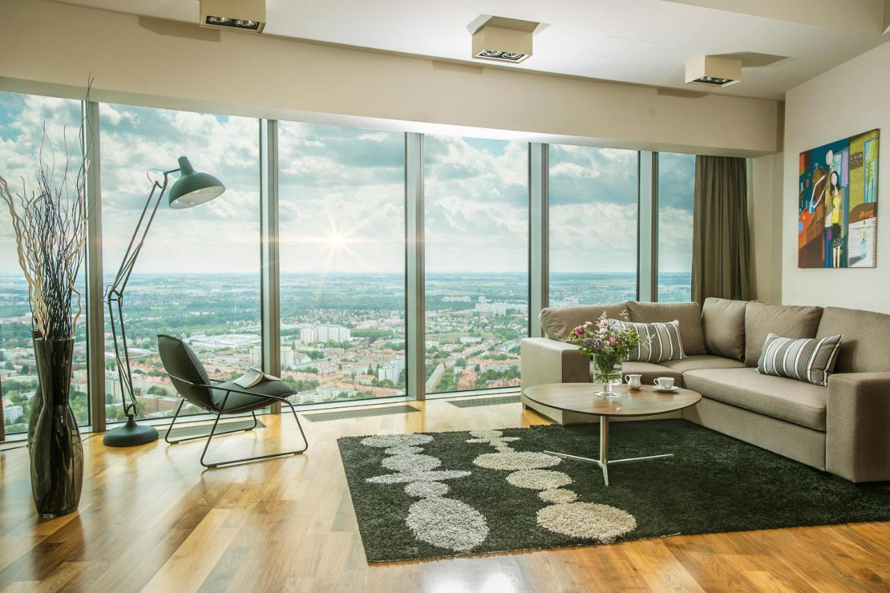 Apartamenty Sky Tower Wrocław Exterior foto
