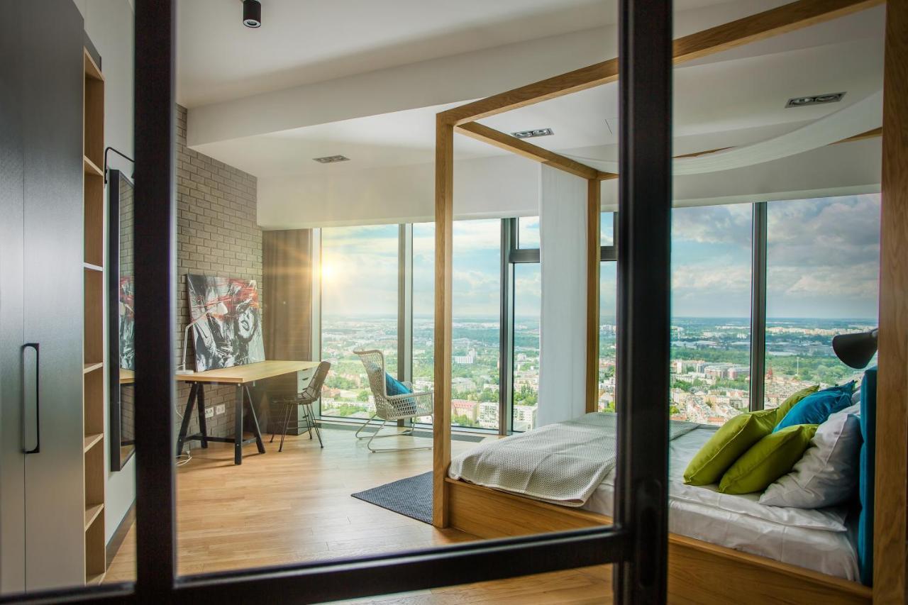Apartamenty Sky Tower Wrocław Exterior foto