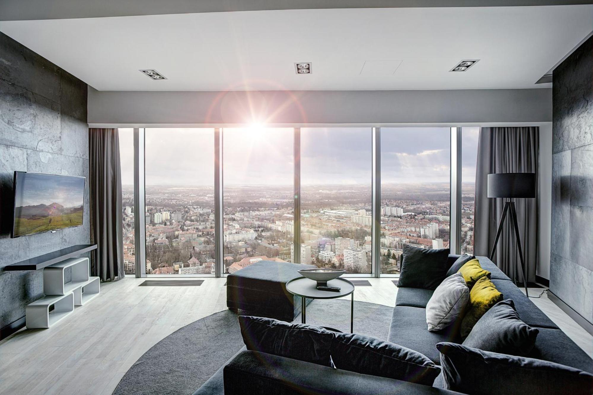 Apartamenty Sky Tower Wrocław Exterior foto
